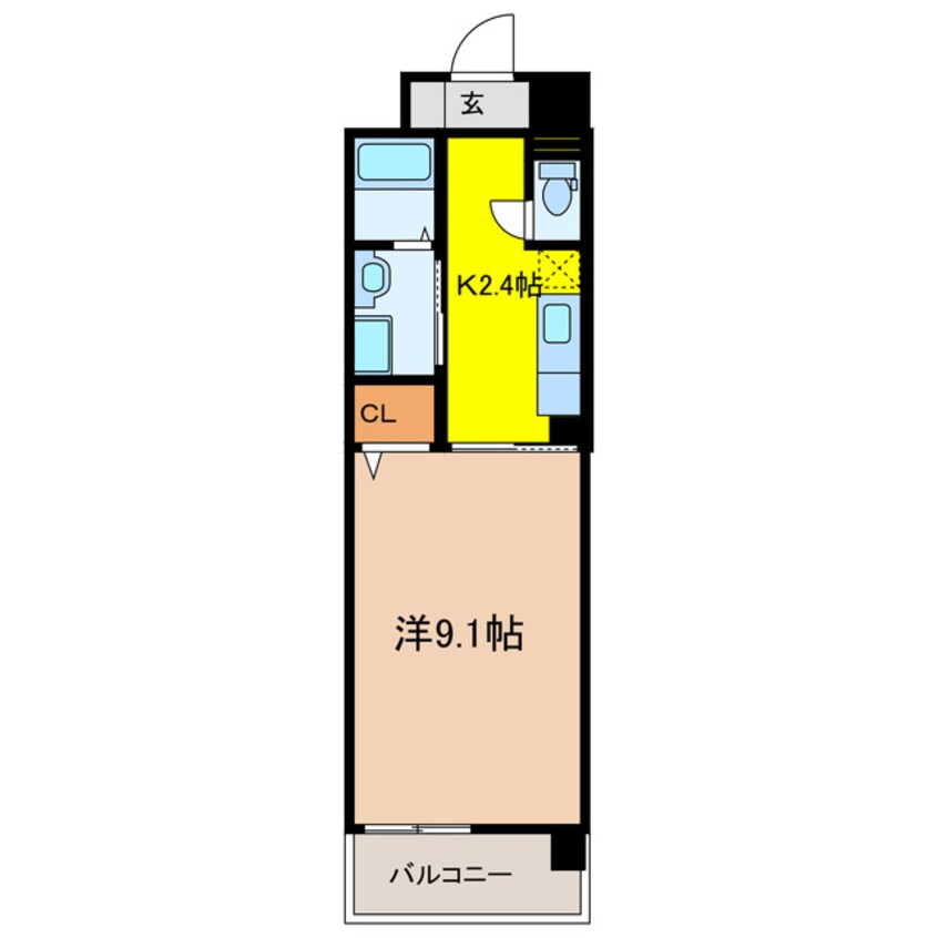 間取図 イースト　アヴェニュー