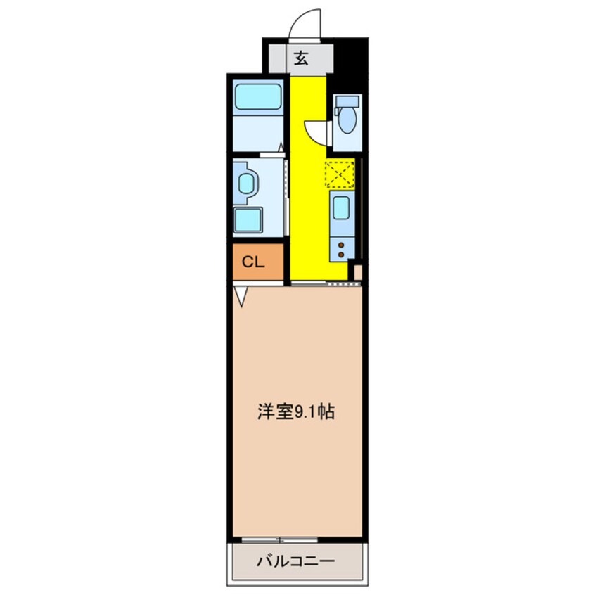 間取図 イースト　アヴェニュー