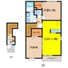 クラール 2LDKの間取り