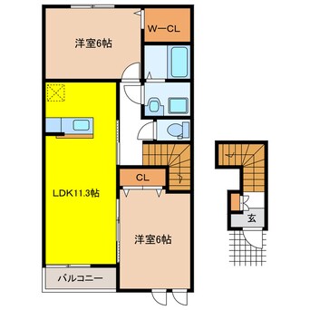 間取図 ヴィラ　グレイス