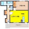 ソフィア 1LDKの間取り