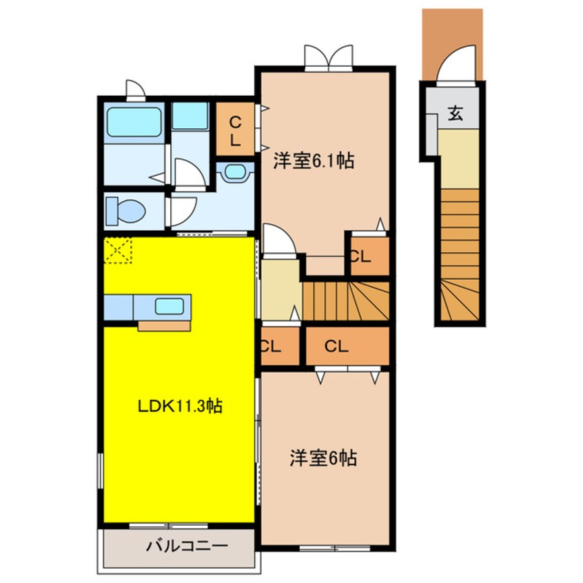 間取図 メゾン　アンジュ