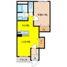フルハウスＡ 1LDKの間取り