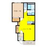 サンパレスハイムⅡ 1LDKの間取り