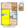 フォーラムワーゴⅢ 2LDKの間取り