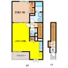 サンフィールド 1LDKの間取り