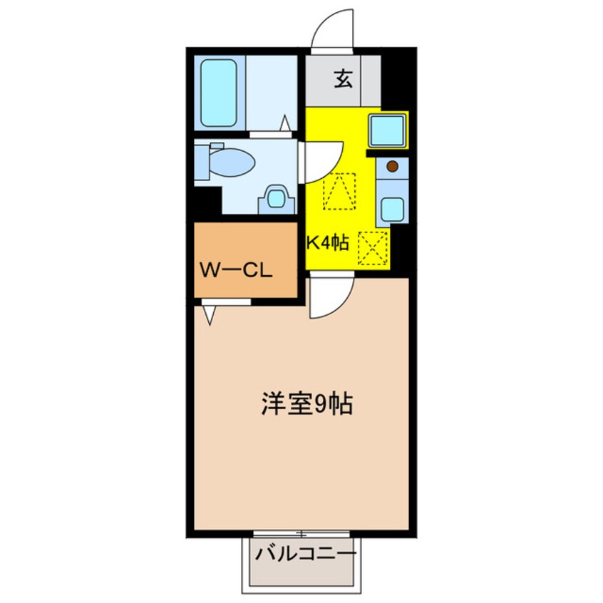 間取図 モナリエ表佐