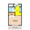 アパートメントハウスダイニチ 1Kの間取り