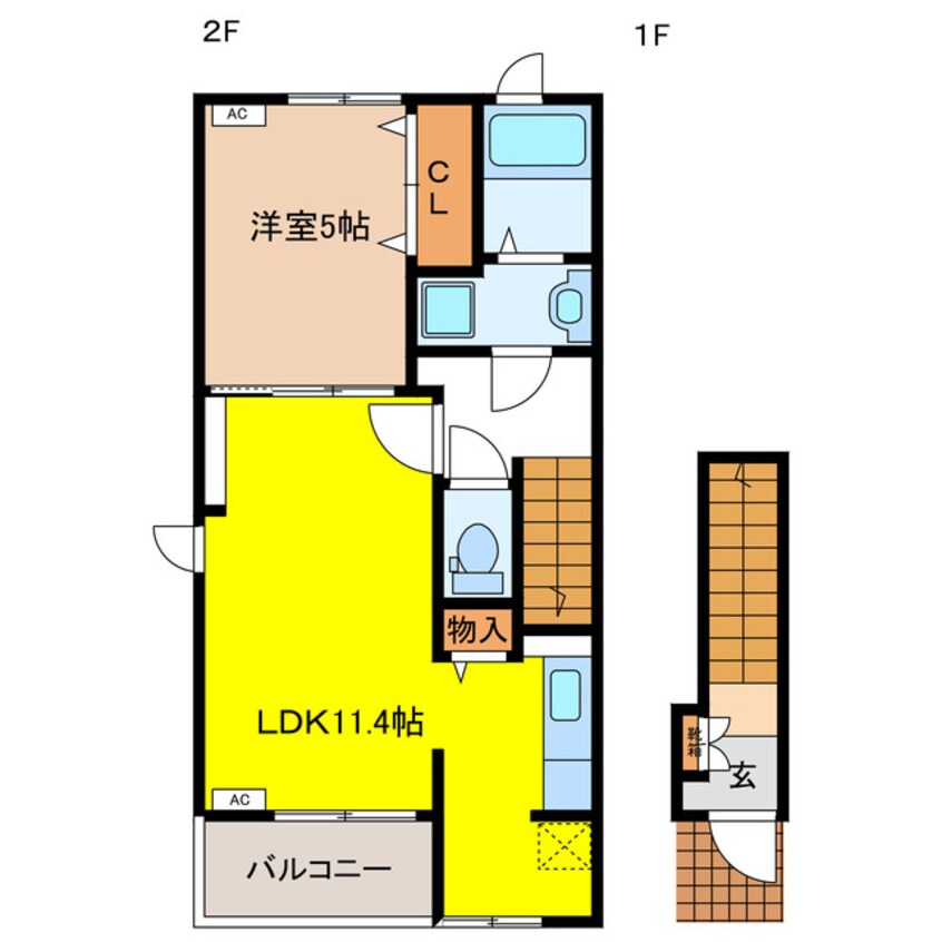 間取図 プリート