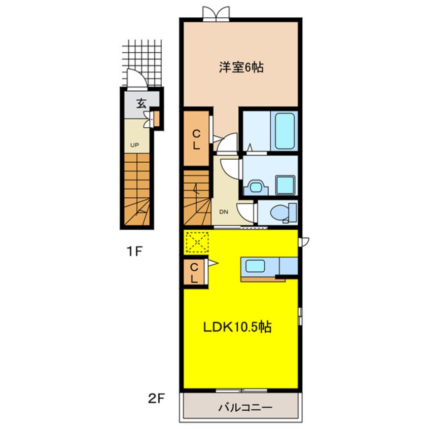 間取図 ソレアードＶ　Ｂ