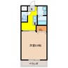 プランドール 1Kの間取り