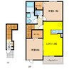 サンスクエア 2LDKの間取り