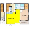 コート　リヴェール 1LDKの間取り
