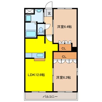 間取図 リバーサイドアベニュー