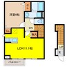イノセント　フェアリー 1LDKの間取り