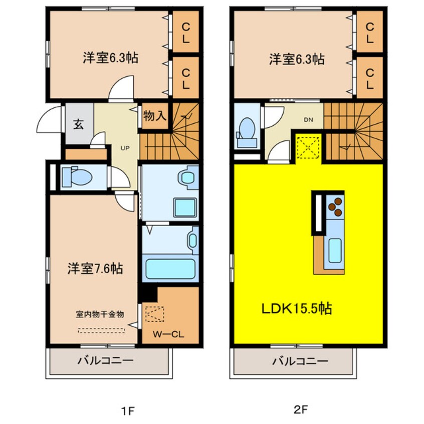 間取図 ロイヤルガーデンＤ