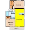カーサフェリーチェ 2LDKの間取り