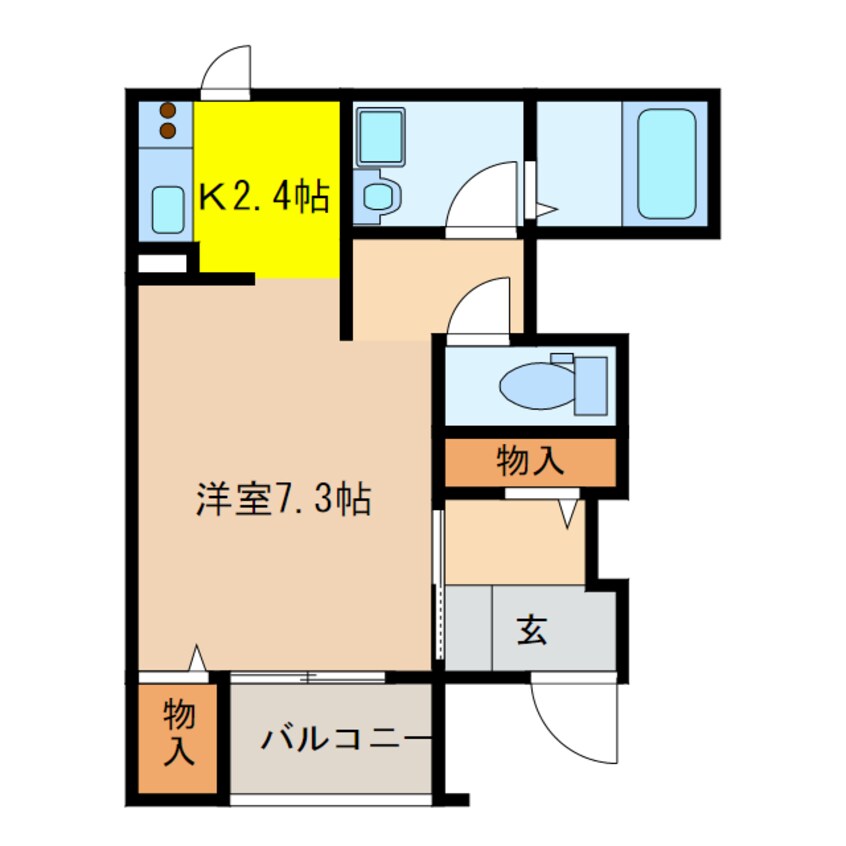 間取図 カーサ　ボヌール