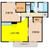 ティアラ 2LDKの間取り