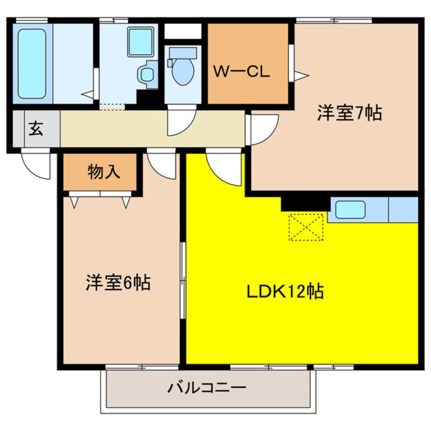 間取図 ティアラ