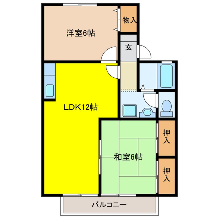 間取図 フォルビテッツァ赤坂