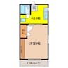 コーポラスシェトア 1Kの間取り