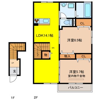 間取図 フォーラムワーゴⅥ