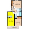 ステージ　フュー１２ 2DKの間取り