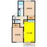 フォーラムワーゴⅡ 2DKの間取り