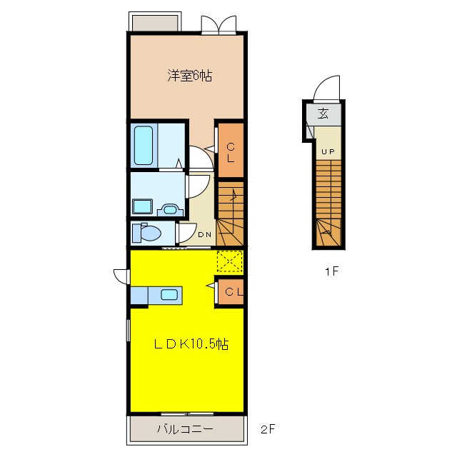 間取り図 サンリット青柳Ｄ