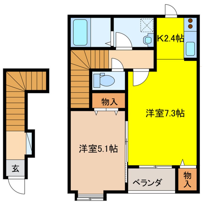 間取図 コンフォートビブレ