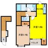 コンフォートビブレ 1LDKの間取り