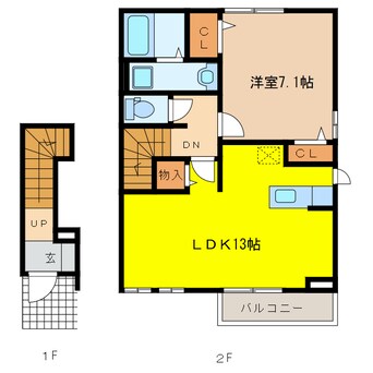 間取図 マーキュリー築捨