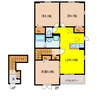アン　フルーヴ 3LDKの間取り