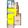 サニーフラット 1LDKの間取り