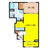 ニコニコヒルズ 1LDKの間取り