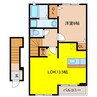 ニコニコヒルズ 1LDKの間取り