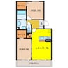 ストリームハイツ 2LDKの間取り