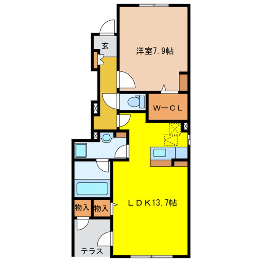 間取図 サニータウン