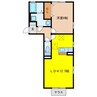 mezonかとう 1LDKの間取り