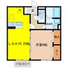 mezonかとう 1LDKの間取り