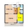 和田コーポ 2Kの間取り