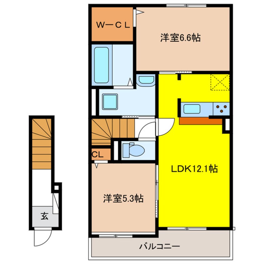 間取図 シャロウズ