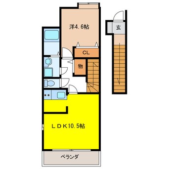 間取図 バンデ　グランデⅡ