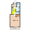 フェリーチェ　 1Kの間取り