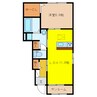 プランドール・H 1LDKの間取り