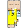 ブリーズアイＡ 2LDKの間取り