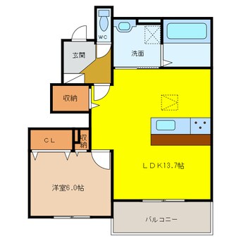 間取図 ルポーゼ・エスパスⅡ