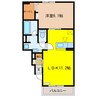 ラルジュール 1LDKの間取り