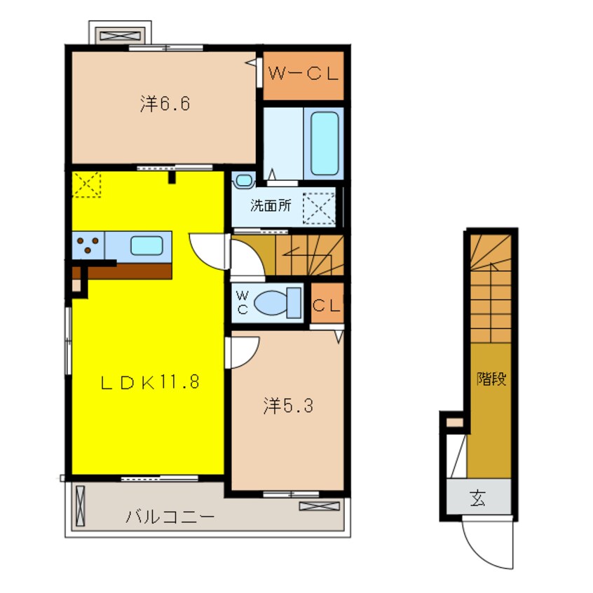 間取図 ボンダイⅢ